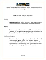 Preview for 8 page of Accu1 Direct 9700 Owner'S Manual