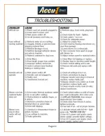 Preview for 11 page of Accu1 Direct 9700 Owner'S Manual