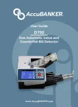 AccuBANKER D700 User Manual preview
