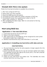 Preview for 5 page of Accusys ACD-75211 Quick Installation Manual