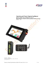 Предварительный просмотр 1 страницы ACD M2Smart HMI10 Operating Manual