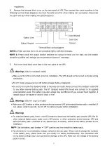 Preview for 11 page of ACDC Dynamics Galleon 1 RT 6K User Manual