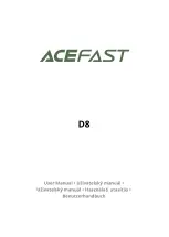 Preview for 1 page of ACEFAST D8 User Manual