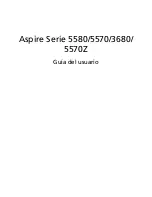 Предварительный просмотр 1 страницы Acer 5570-2052 - Aspire - Pentium Dual Core 1.73... Guía Del Usuario