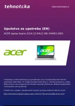 Acer A314-22-R4LQ User Manual предпросмотр