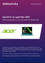 Acer A315-58-55AM User Manual preview