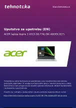 Acer A315-58-774J User Manual preview