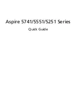 Preview for 3 page of Acer ASPIRE 5251 Quick Manual