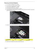 Предварительный просмотр 61 страницы Acer Aspire 5536 Service Manual