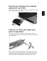 Предварительный просмотр 41 страницы Acer Aspire 9500 Manual Do Utilizador