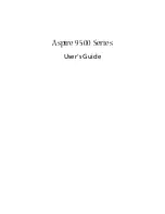 Acer Aspire 9500 User Manual preview