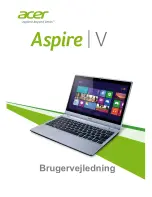 Acer Aspire V5-132 Brugervejledning preview