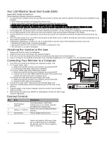 Предварительный просмотр 3 страницы Acer BL0 Series User Manual