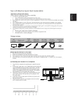 Предварительный просмотр 2 страницы Acer CB290C Series Quick Manual