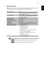 Preview for 63 page of Acer D606D+ User Manual