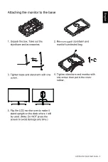 Предварительный просмотр 3 страницы Acer EI292CUR Quick Start Manual