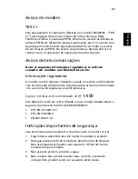 Preview for 93 page of Acer Ferrari 3000 Manual Do Utilizador