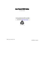 Acer Ferrari 3000 Service Manual preview