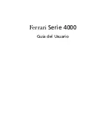 Acer Ferrari 4000 Guía Del Usuario preview