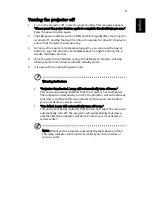 Предварительный просмотр 19 страницы Acer P3251 Series User Manual