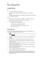 Preview for 8 page of Acer P5206 Series User Manual