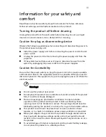 Preview for 3 page of Acer P5630 User Manual