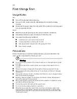 Preview for 8 page of Acer P5630 User Manual