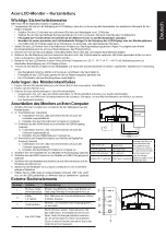 Предварительный просмотр 9 страницы Acer PG Series User Manual