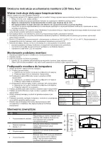 Предварительный просмотр 24 страницы Acer PG Series User Manual