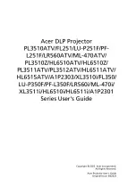 Preview for 1 page of Acer PL3510ATV Series User Manual