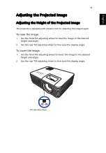 Preview for 21 page of Acer PL3510ATV Series User Manual