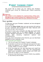 Preview for 6 page of Acer Predator PH3D15-71 User Manual