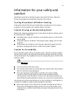 Preview for 3 page of Acer S1370WHn Series User Manual