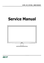 Acer S191HQL Service Manual предпросмотр