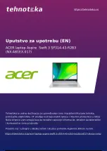 Предварительный просмотр 1 страницы Acer SF314-43-R2B3 User Manual