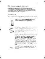 Preview for 3 page of Acer TravelMate 210 series Manual Do Utilizador