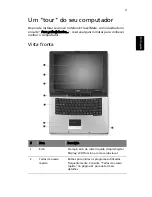 Предварительный просмотр 13 страницы Acer TravelMate 2200 Manual Do Utilizador