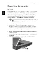 Предварительный просмотр 54 страницы Acer TravelMate 2200 Manual Do Utilizador