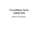 Предварительный просмотр 1 страницы Acer TravelMate 2200 Manuel D'Utilisation