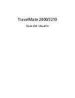 Acer TravelMate 2400 Guía Del Usuario предпросмотр