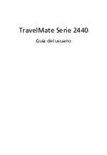 Acer TravelMate 2440 Series Guía Del Usuario preview