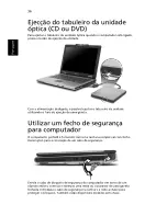 Предварительный просмотр 56 страницы Acer TravelMate 3040 Series Manual Do Utilizador