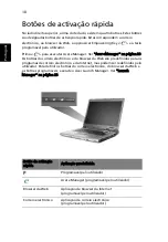 Предварительный просмотр 20 страницы Acer TravelMate 4060 Manual Do Utilizador