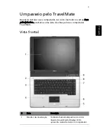 Preview for 11 page of Acer TravelMate 4100 Series Manual Do Utilizador