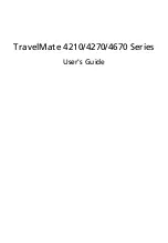 Preview for 1 page of Acer TravelMate 4210 User Manual