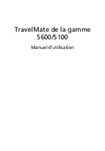 Acer TravelMate 5100 Manuel D'Utilisation preview