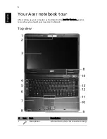 Предварительный просмотр 6 страницы Acer TravelMate 6593 Series Quick Manual