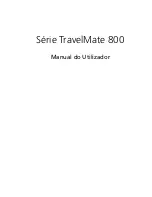 Acer TravelMate 800 Series Manual Do Utilizador preview