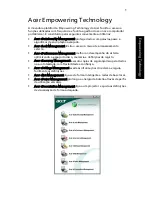 Preview for 11 page of Acer TravelMate 8210 Manual Do Utilizador