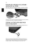 Preview for 44 page of Acer TravelMate 8210 Manual Do Utilizador